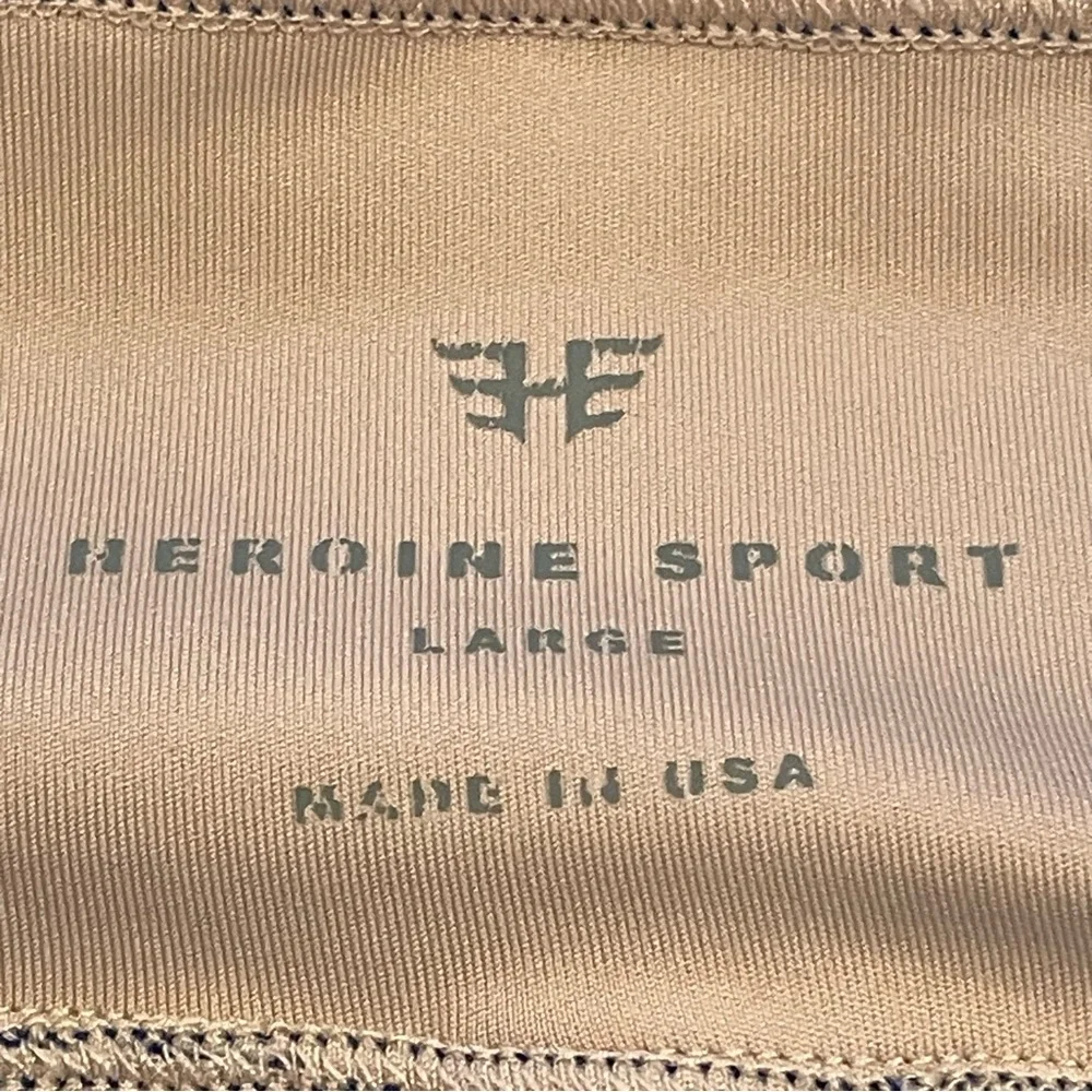 Heroine Sport Y Sports Bra in Metallic-jersey Size Large - Picture 5 of 5